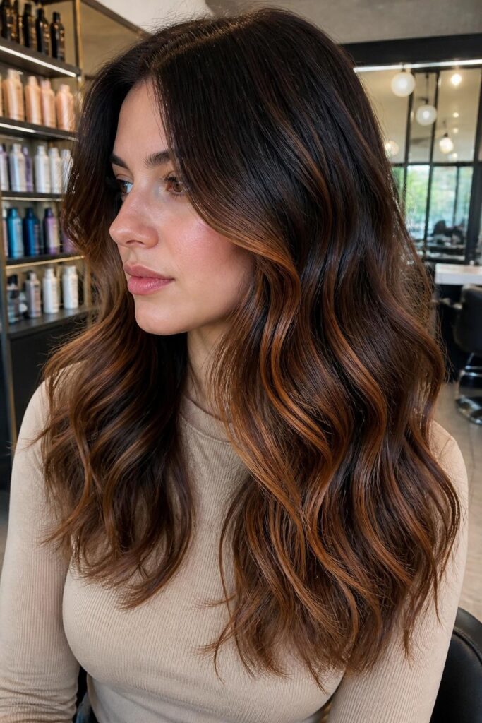 Bronde balayage with copper tones 683x1024 1