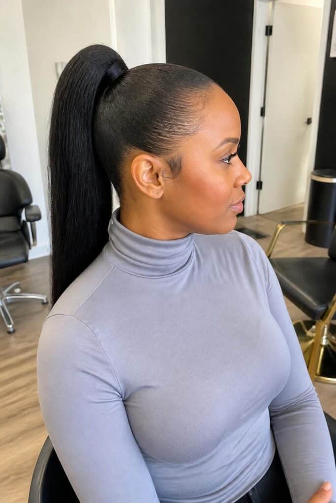 Classic high sleek ponytail 683x1024 1