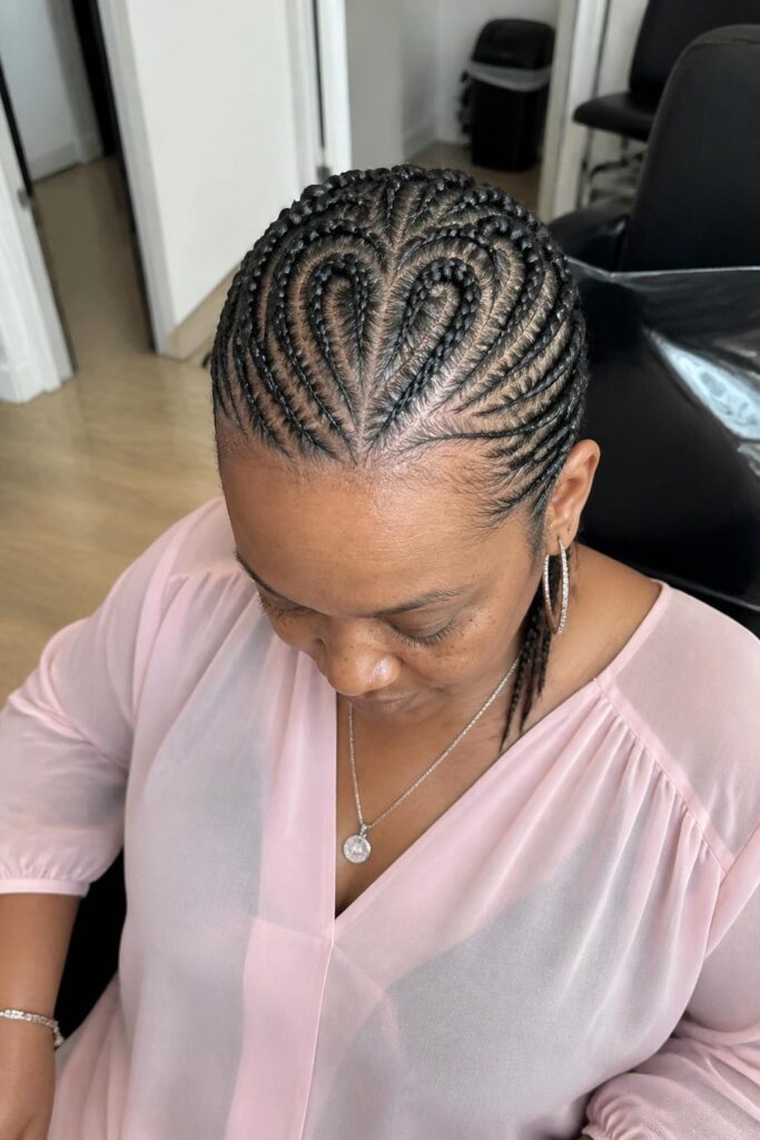 Cornrows with a heart design 683x1024 1