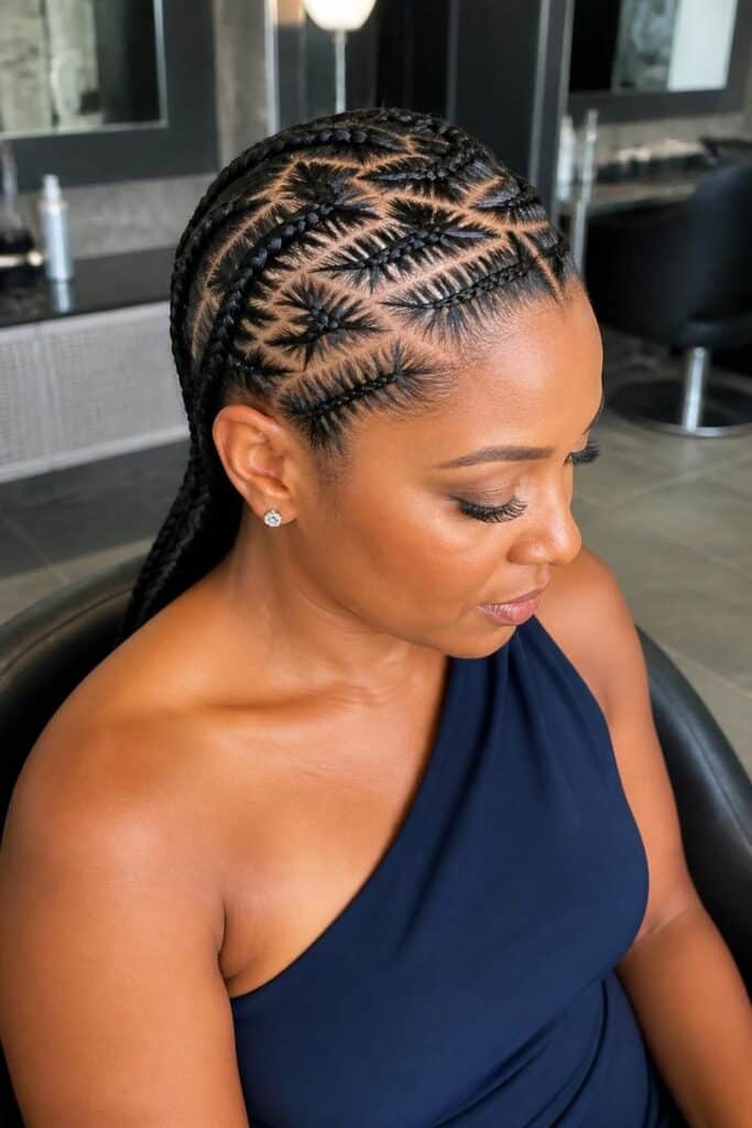 Cornrows with a zigzag part 683x1024 1