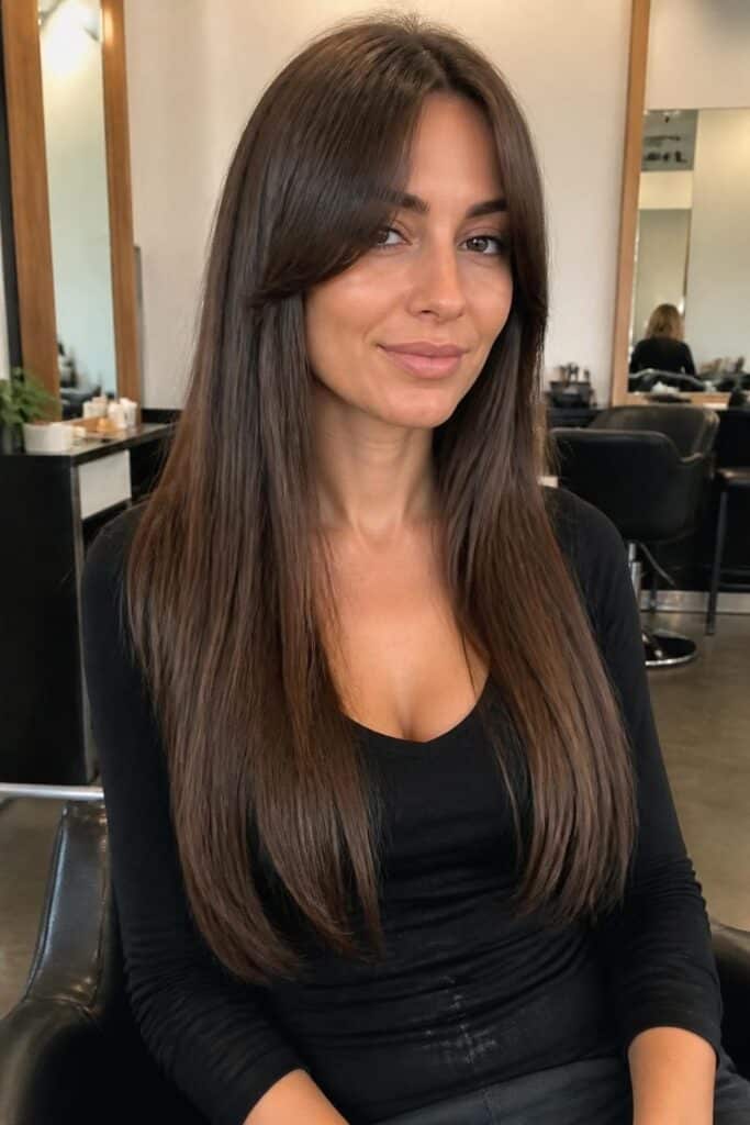 Curtain bangs with long straight hair 683x1024 1