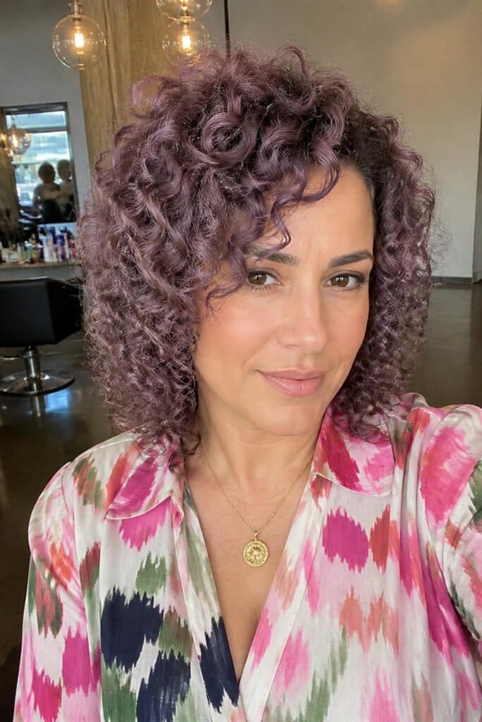 Dusty mauve on curly hair 683x1024 1