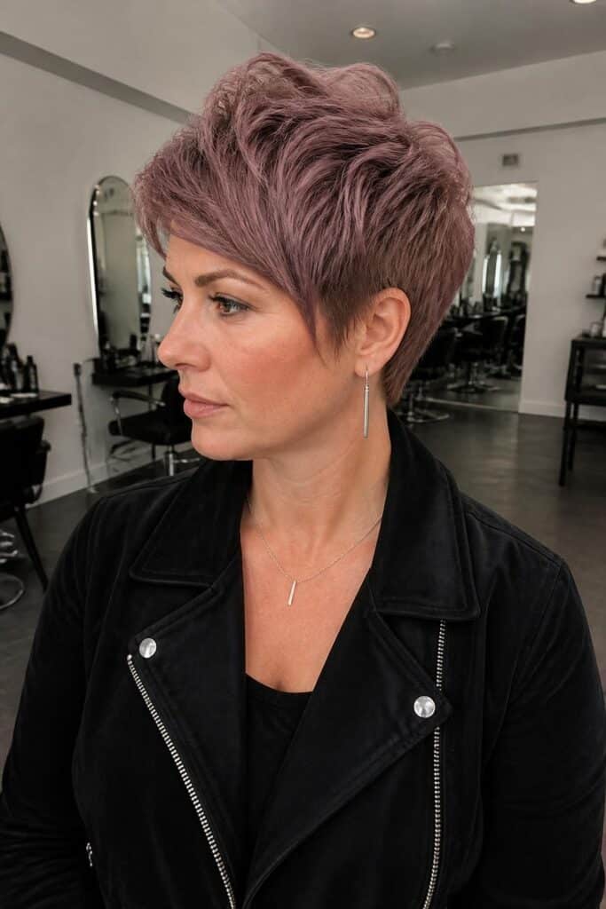 Dusty mauve on short hair 683x1024 1