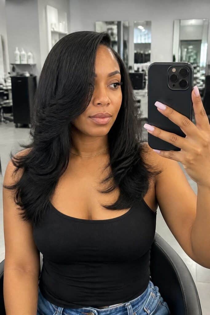 Feathered layers with side part 683x1024 1