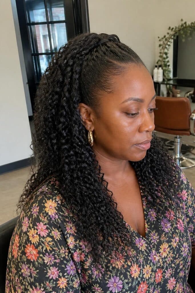 Half up half down with curls 683x1024 1