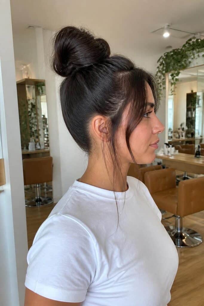 High bun with face framing strands 683x1024 1