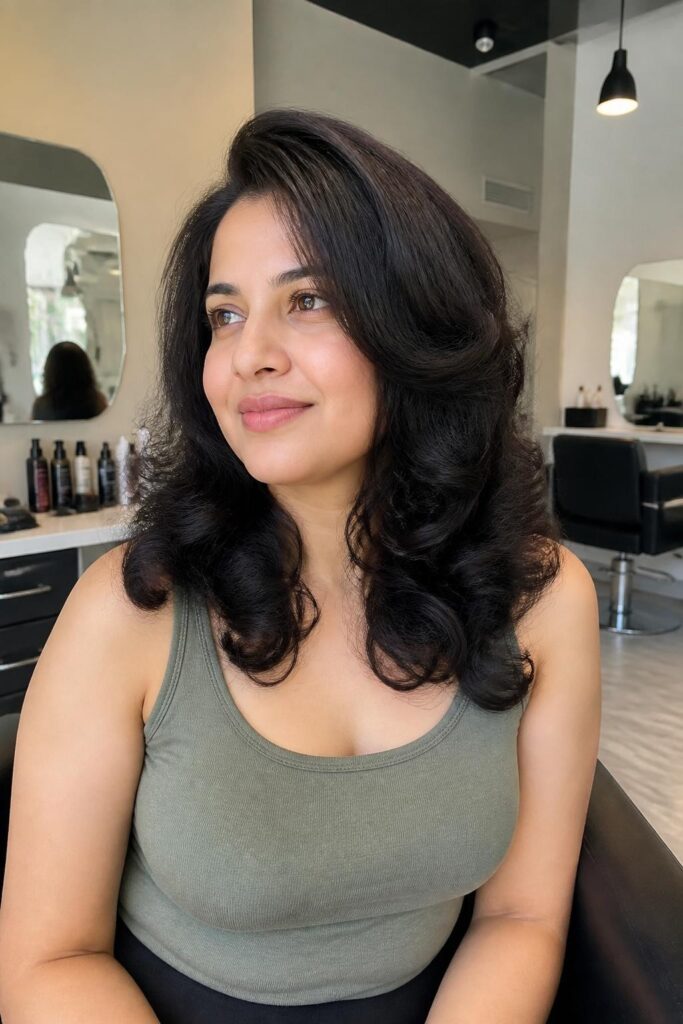 Layered curls for round faces 683x1024 1