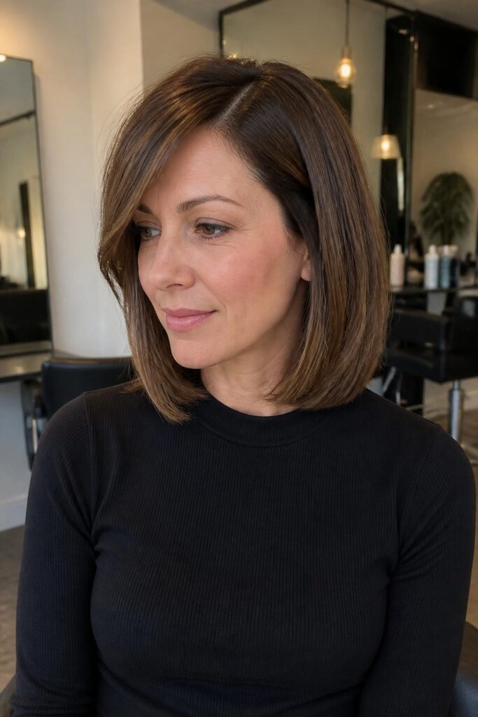Lob with side swept bangs 683x1024 1