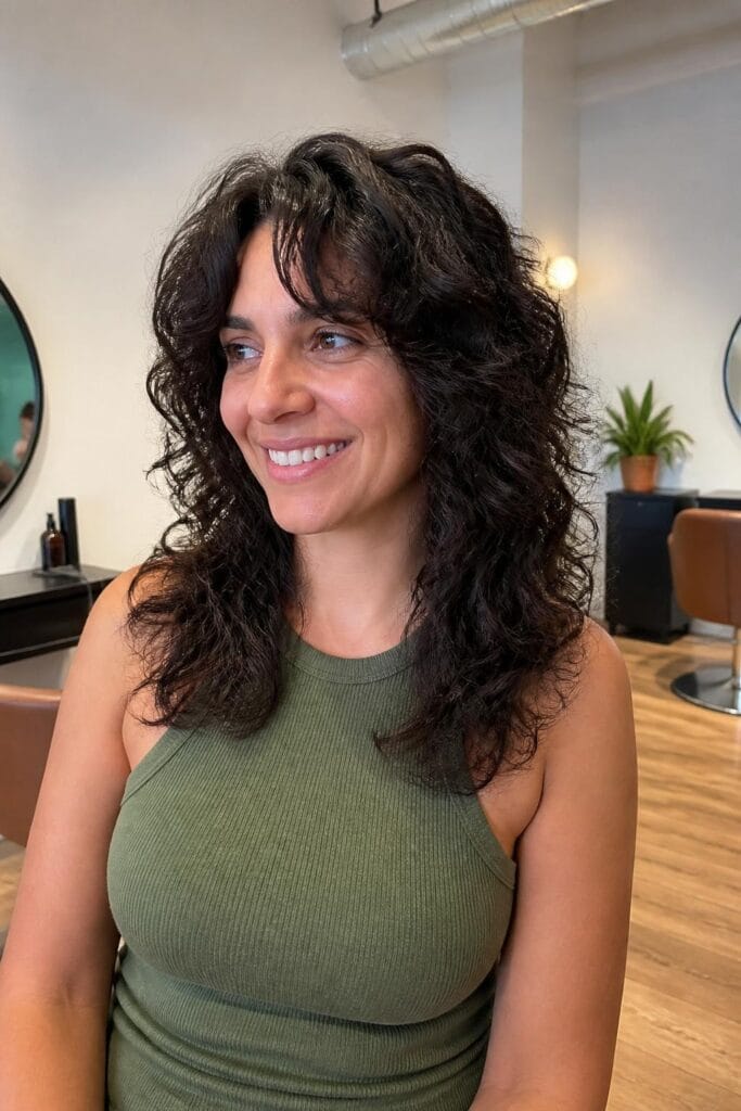 Long curtain bangs with curly layers 683x1024 1