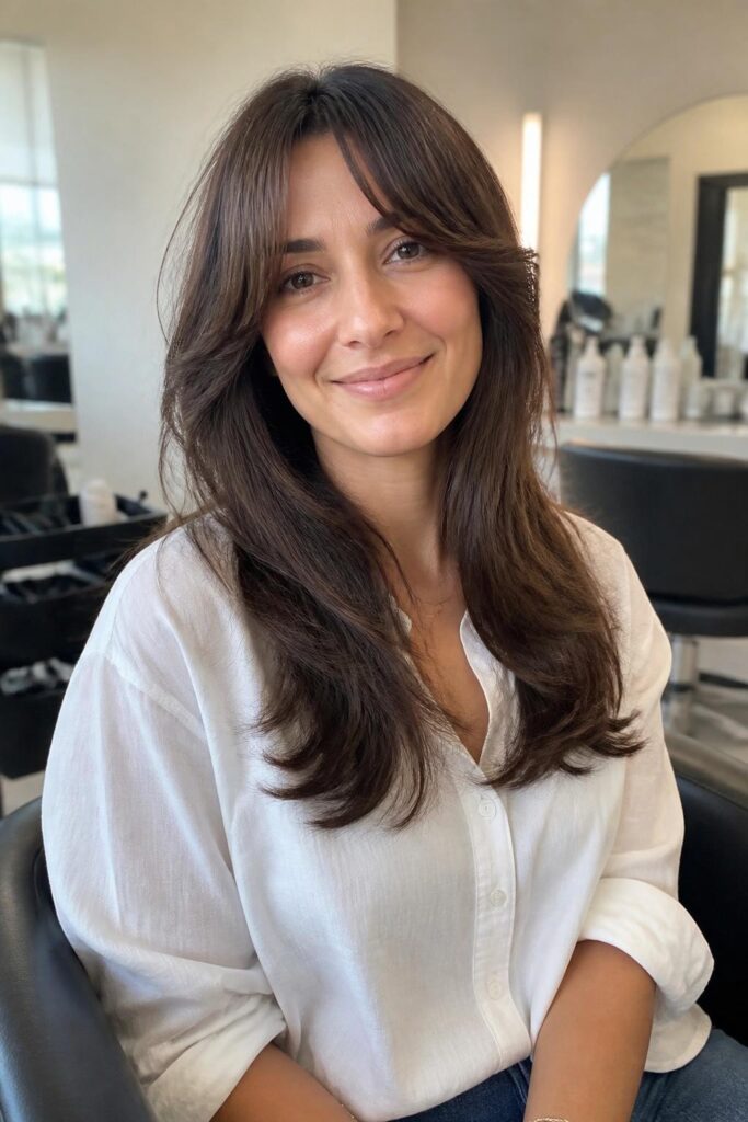 Long layers with wispy curtain bangs 683x1024 1