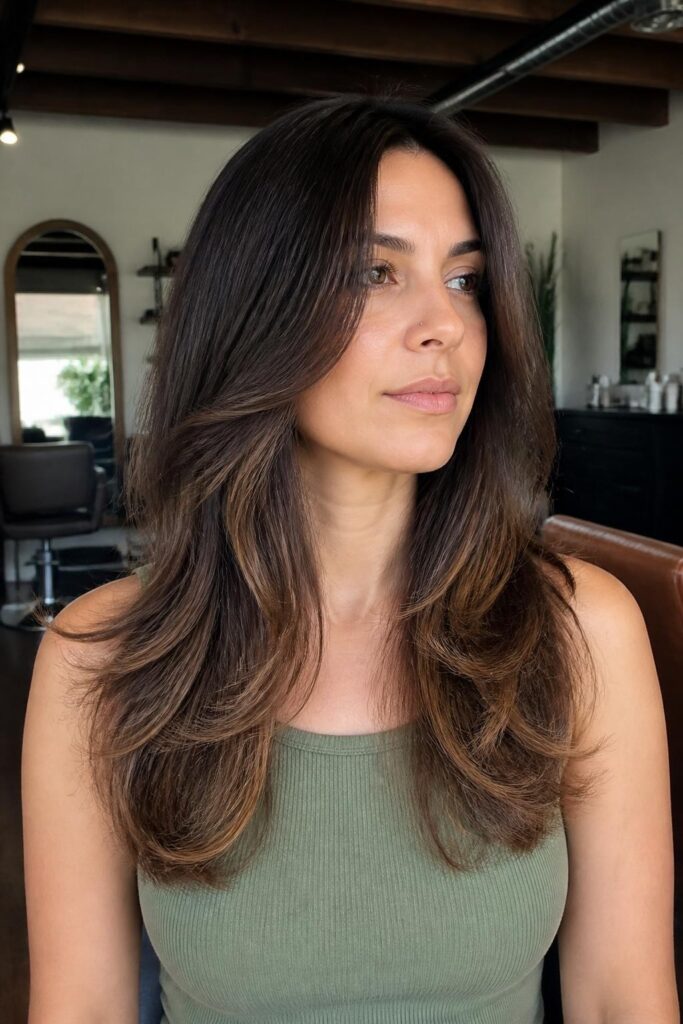 Medium length with feathered layers 683x1024 1