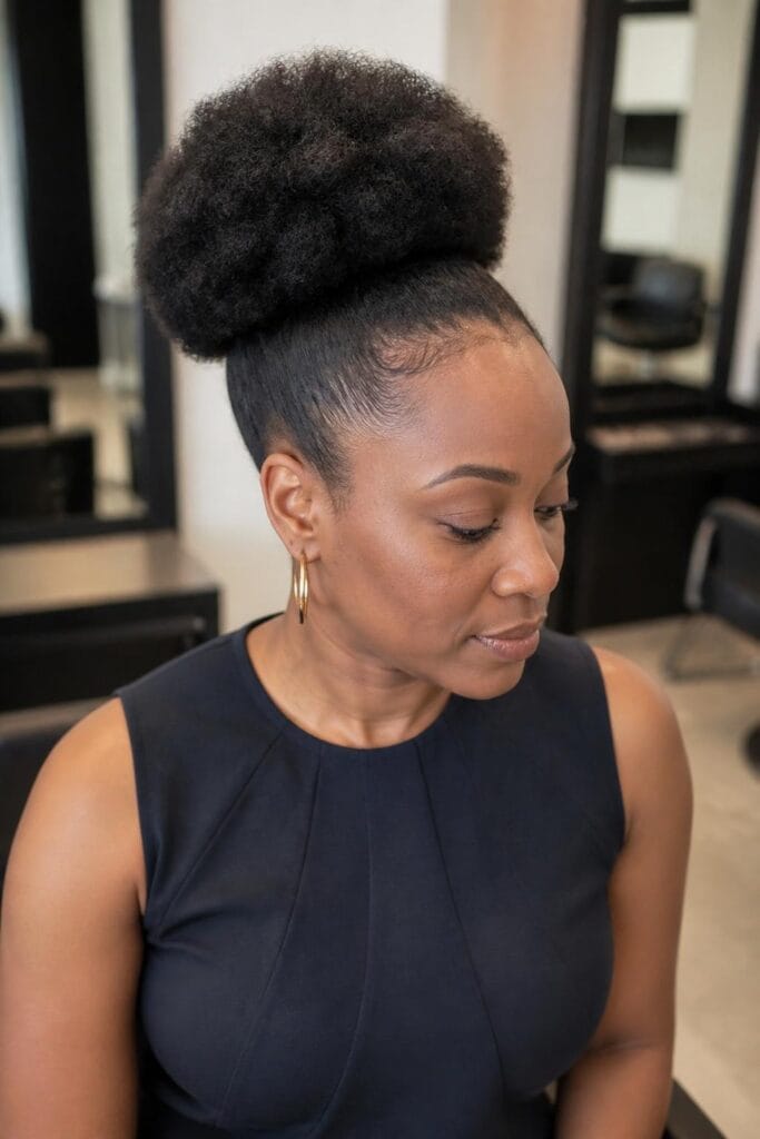 Puff on short natural hair 683x1024 1