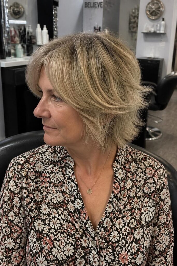 Short shag with curtain bangs 683x1024 1