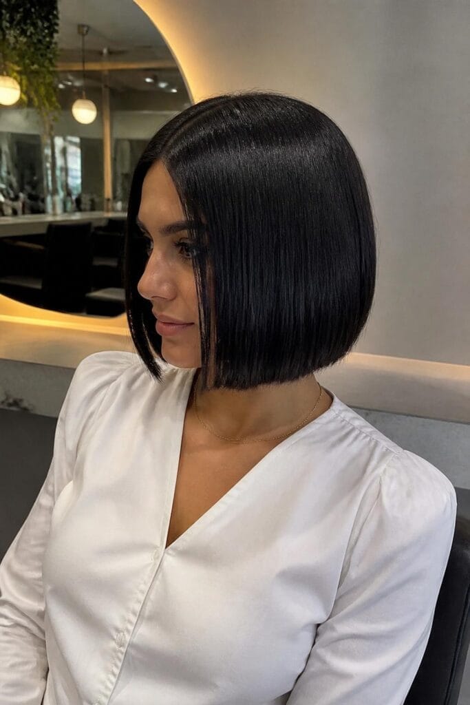 Sleek bob with middle part 683x1024 1