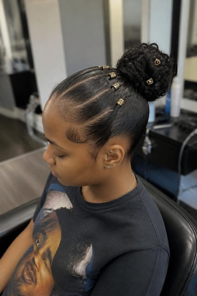 Sleek bun with a hair cuff set 683x1024 1