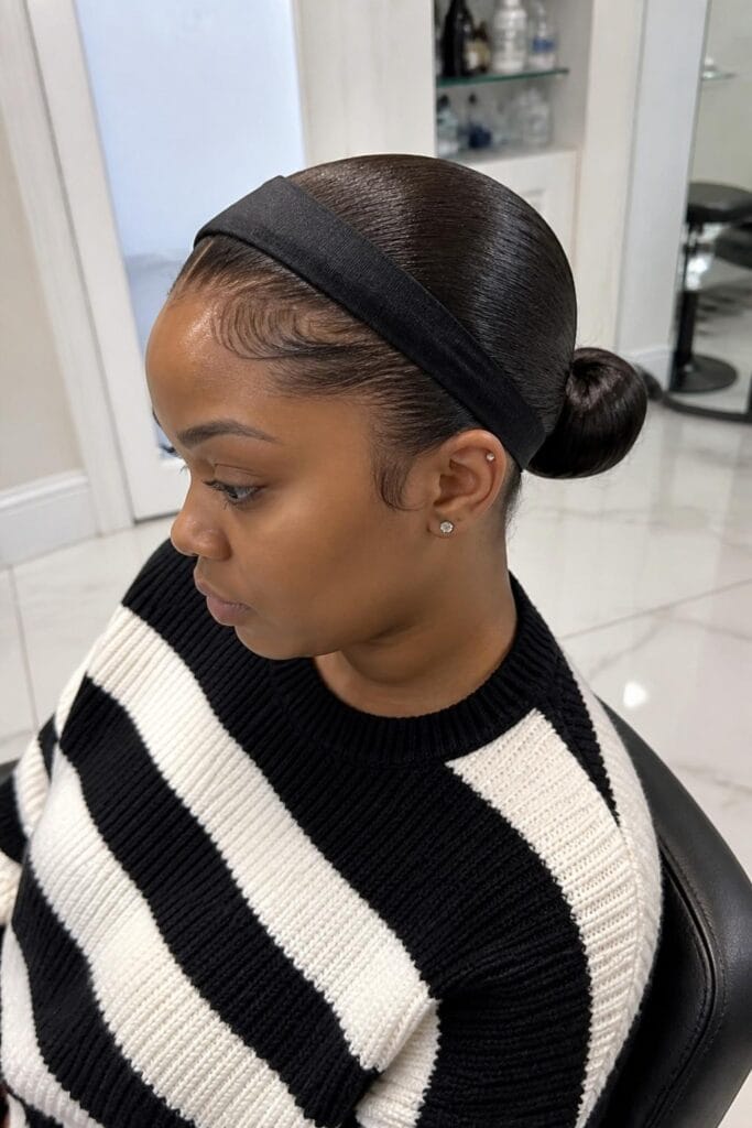 Sleek bun with a headband 683x1024 1