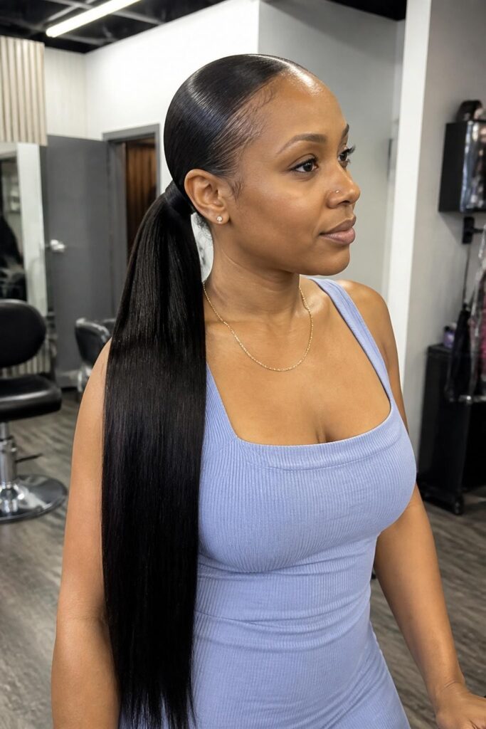 Sleek ponytail with extra length 683x1024 1