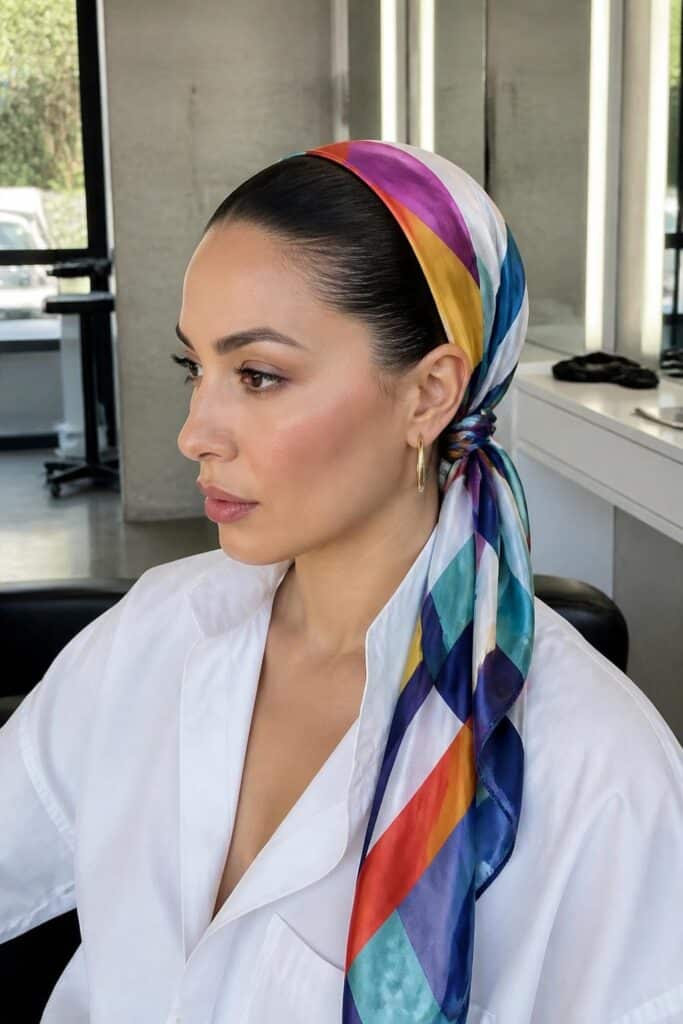 Slick back with scarf 683x1024 1