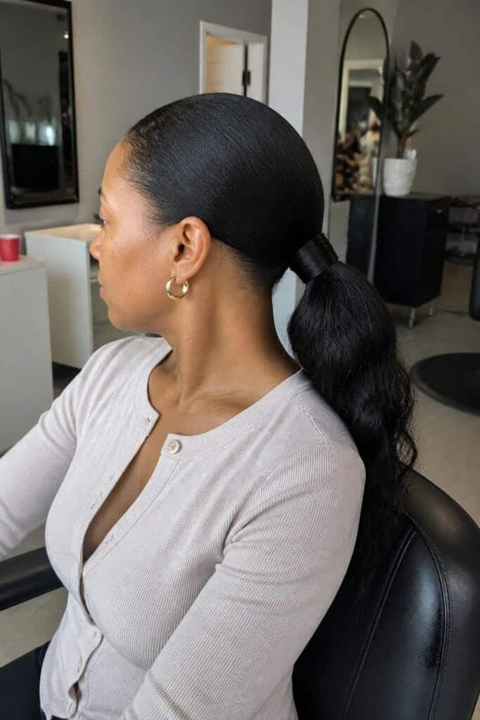 The low ponytail with wrap 683x1024 1