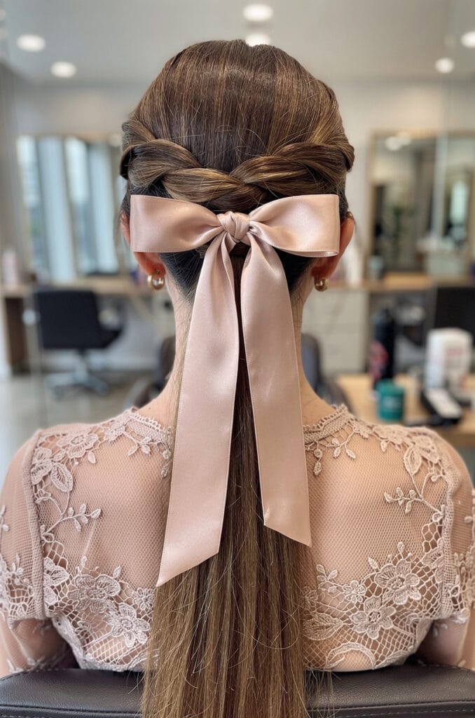 Twisted half up with ribbon 678x1024 1