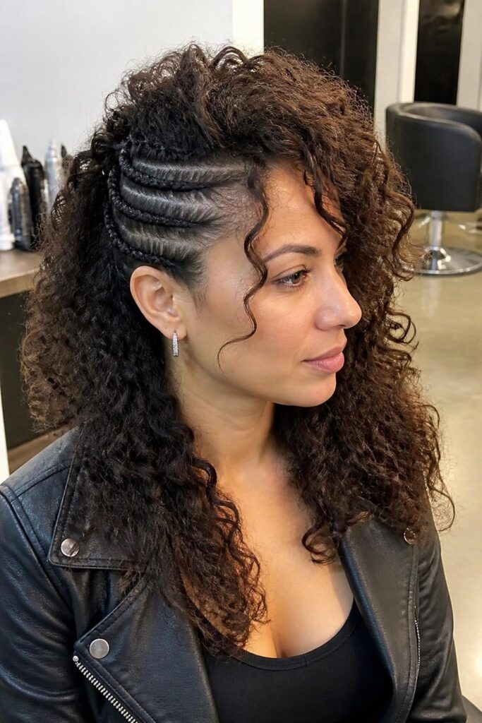 11. Curly mohawk