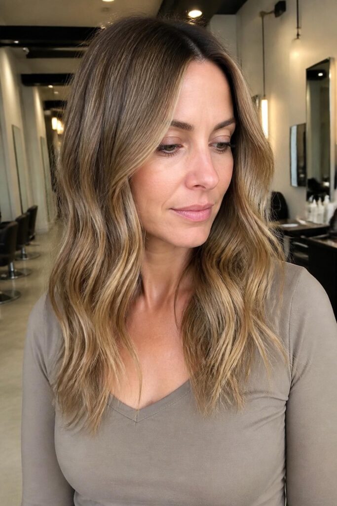 12. Sandy dark blonde for fair skin