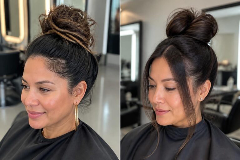 15 cute high bun hairstyles for busy days
