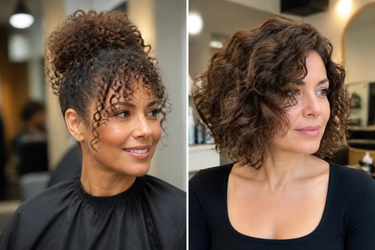 15 easy everyday curly hairstyles for oval faces