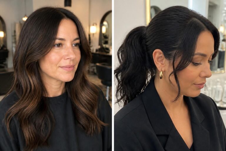 15 easy work hairstyles for long hair that last all day