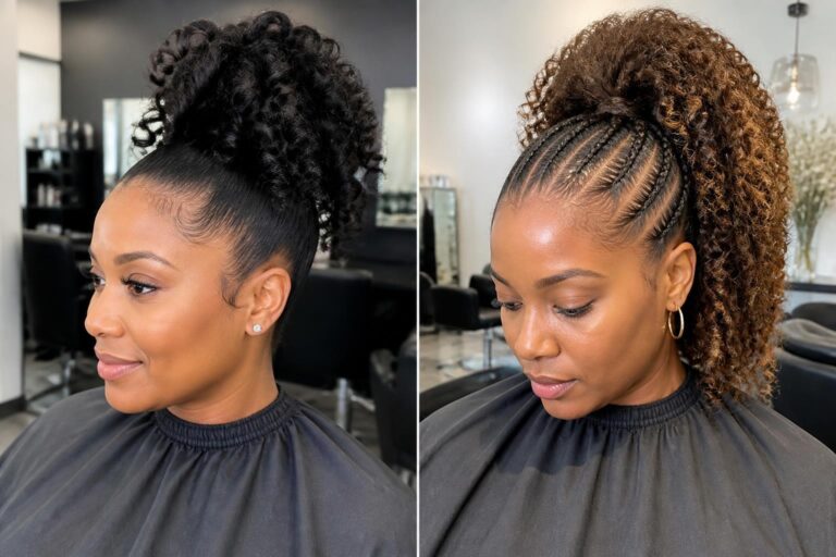 15 high ponytail hairstyles for black women with natural hair