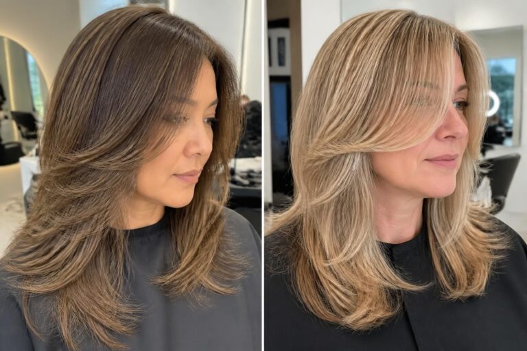 15 straight layered hair ideas that never go out of style