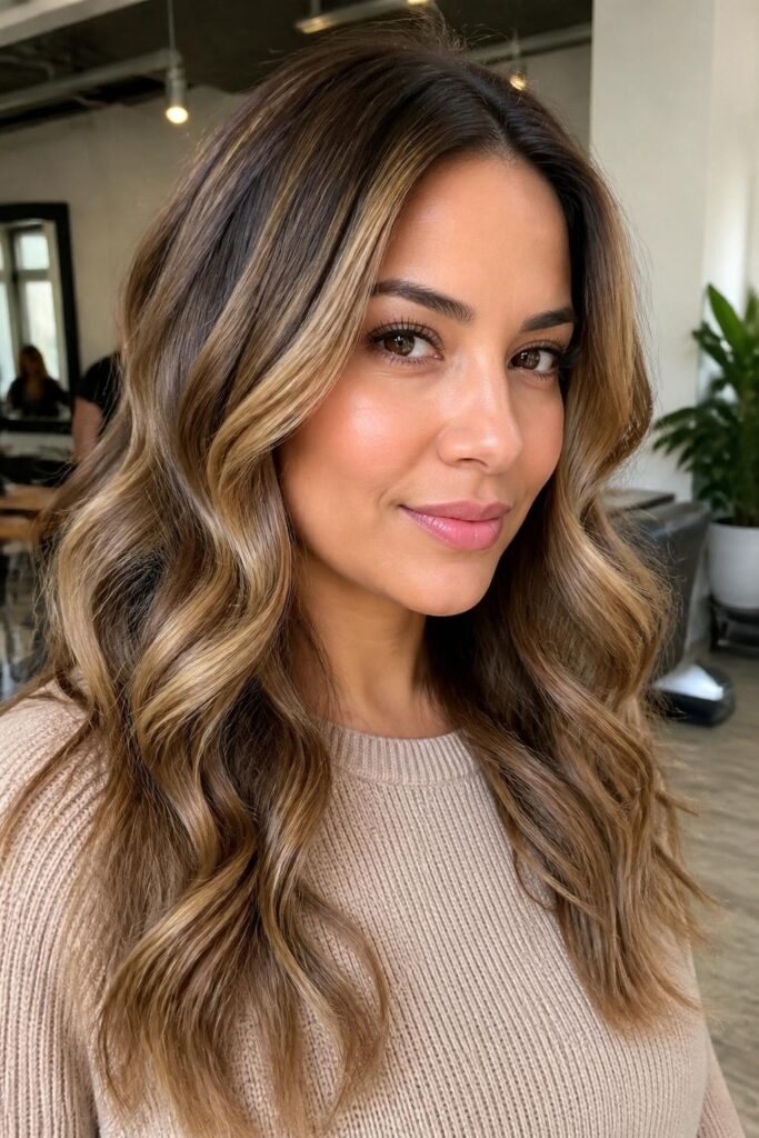 2. Caramel dark blonde for medium skin