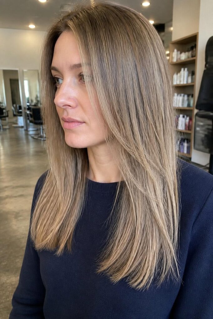 3. Ash dark blonde for cool skin tones