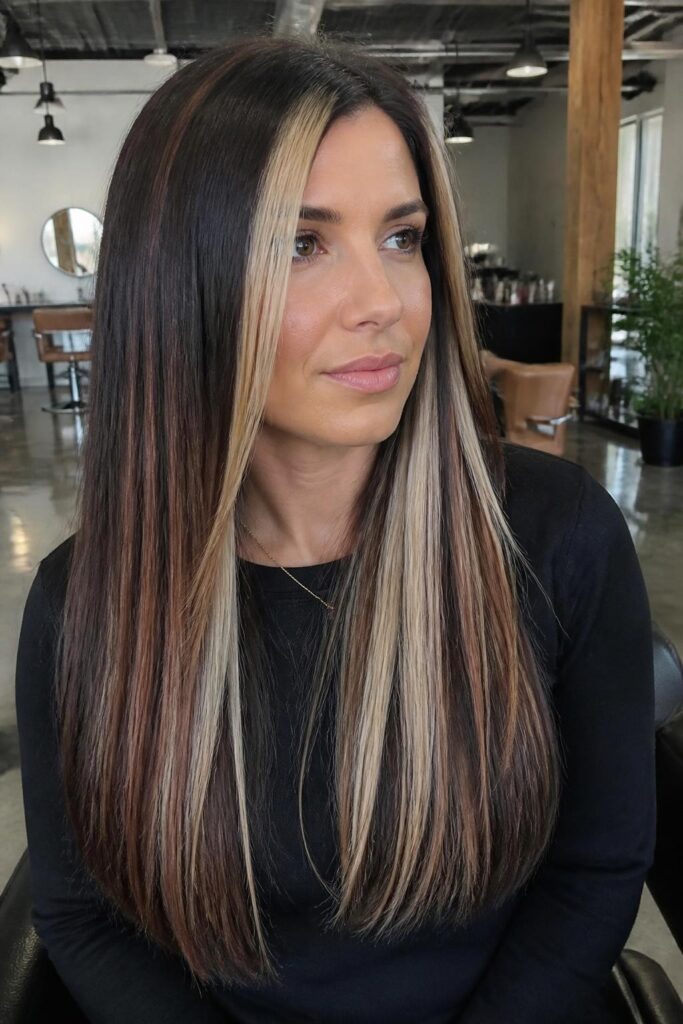 5. Platinum blonde and rose gold calico