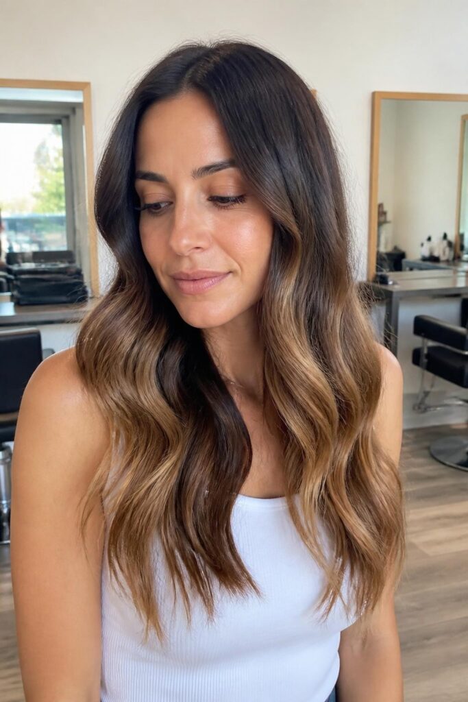 7. Toffee ombre
