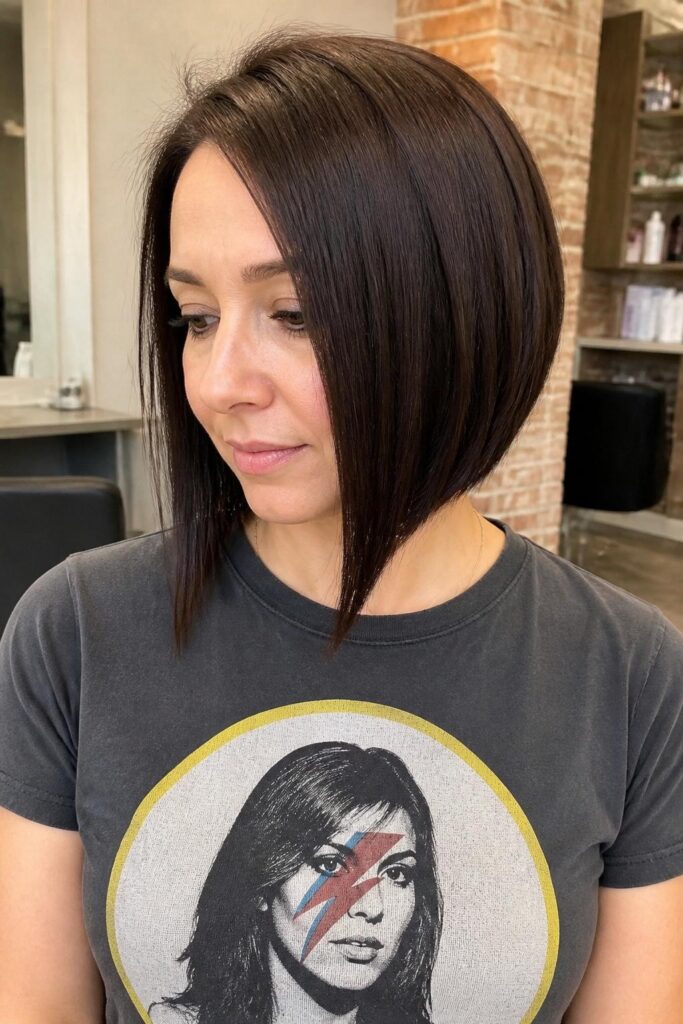 Asymmetrical bob