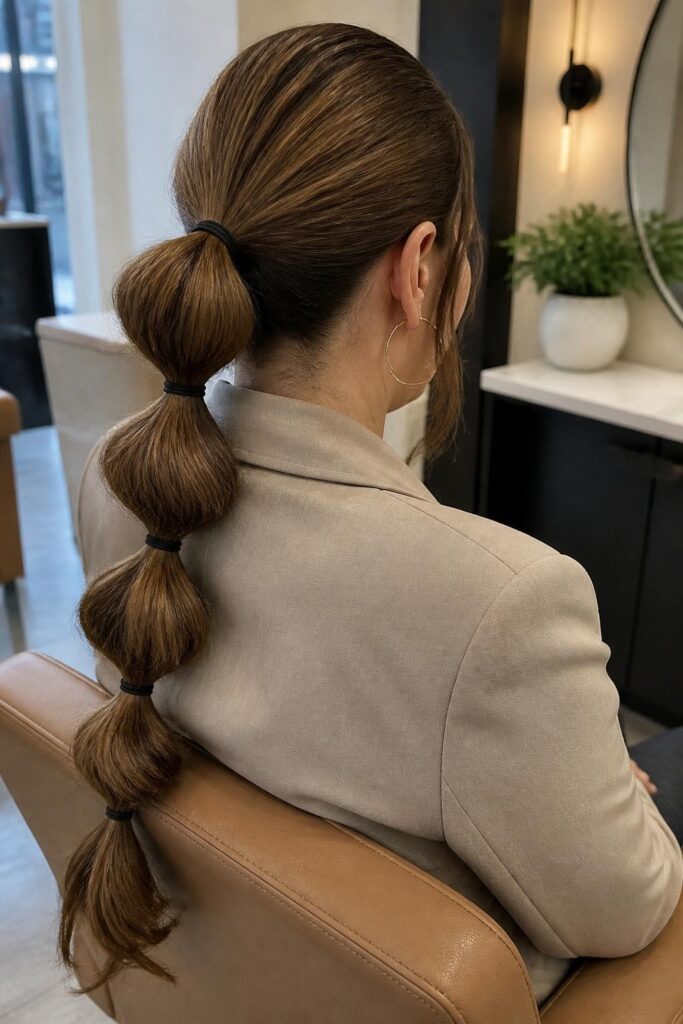 Bubble ponytail