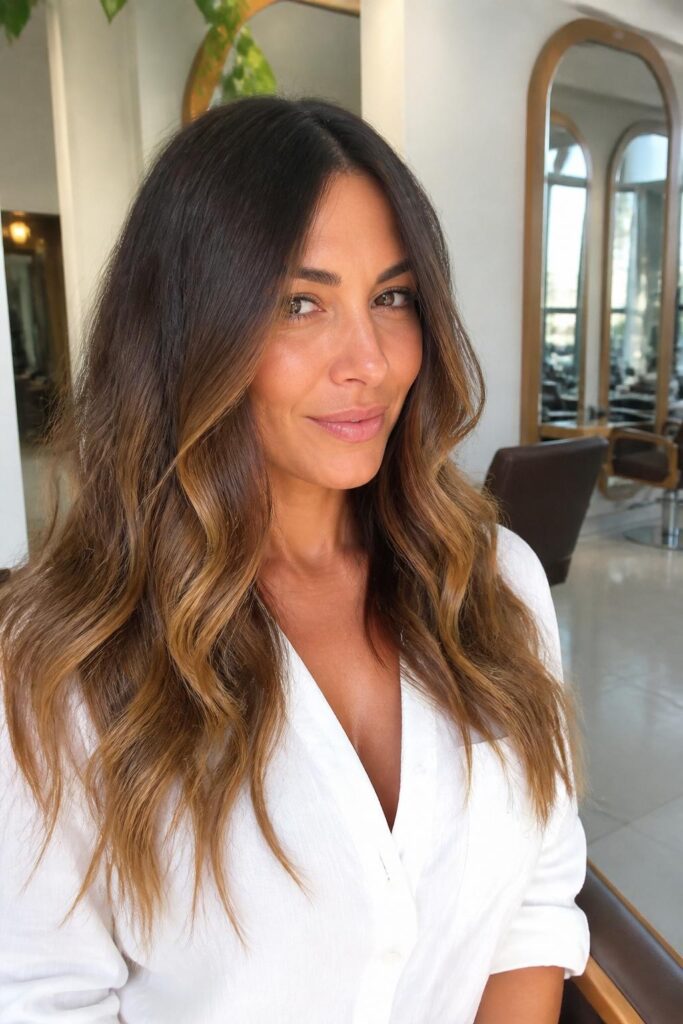 Caramel balayage