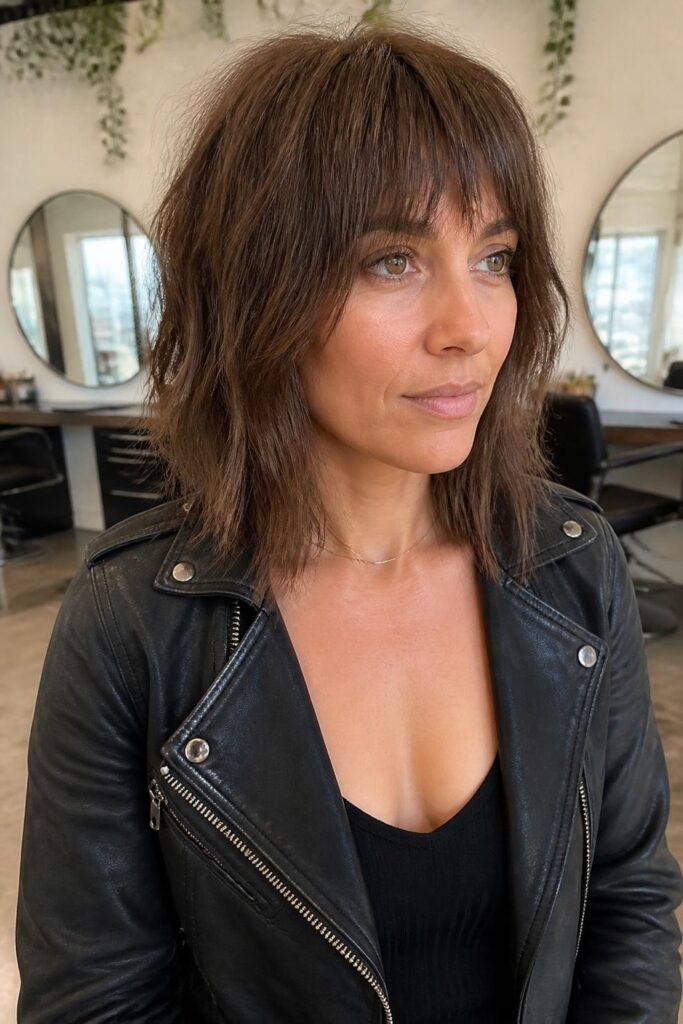 Choppy bangs with a razor cut lob 683x1024 1
