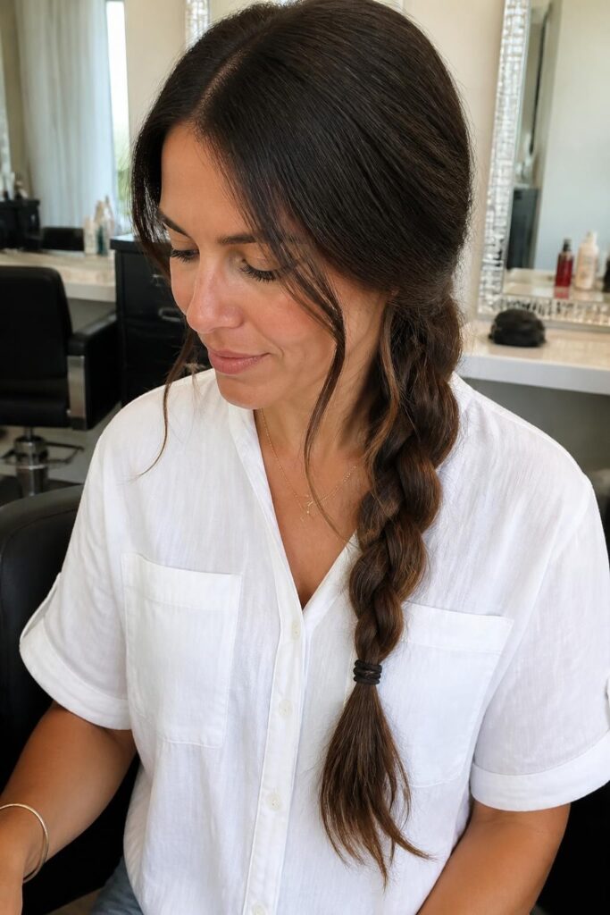 Classic three-strand braid