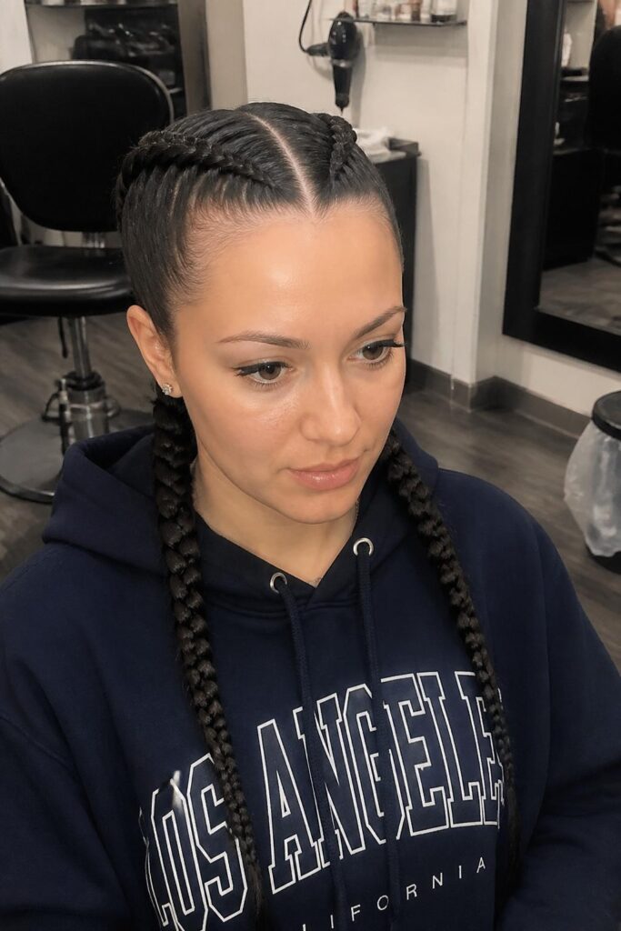 Double dutch braids
