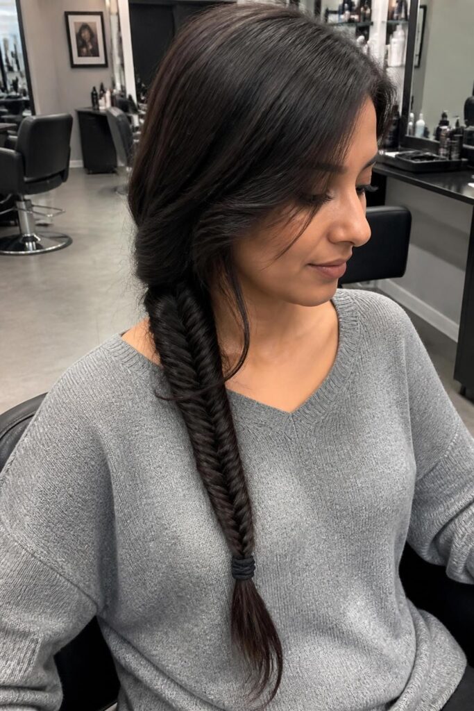 Fishtail braid