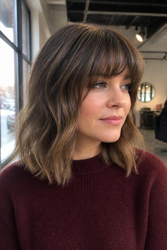 Fringe bangs with a textured lob 683x1024 1