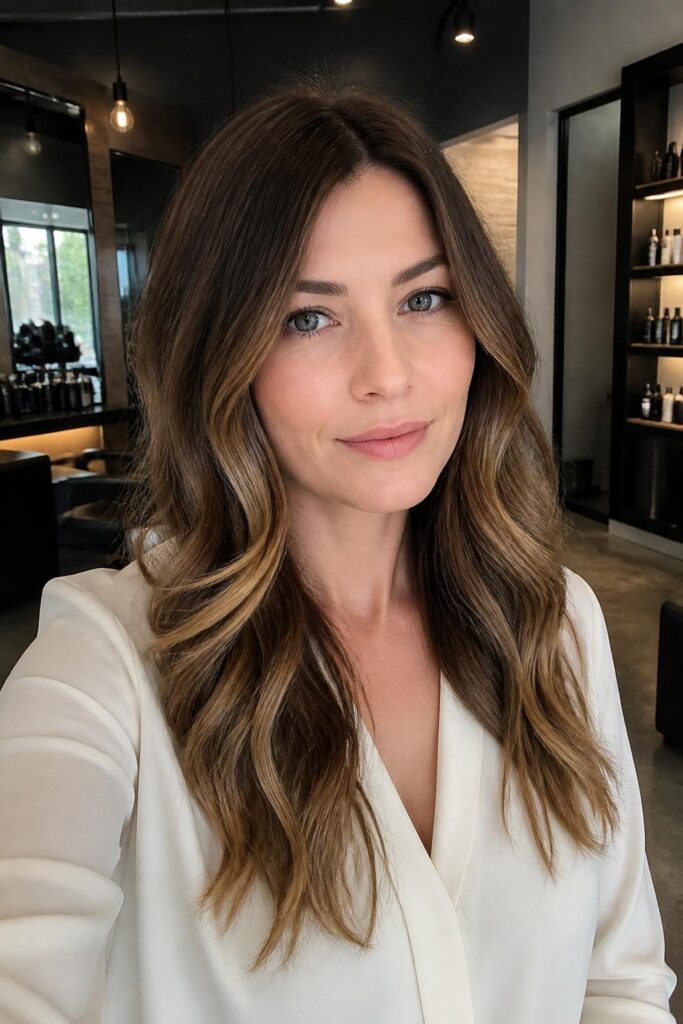 Honey highlights for cool fair skin