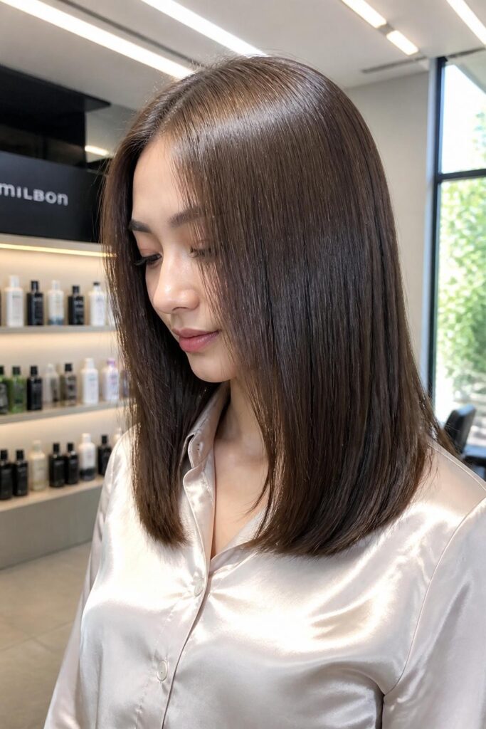 Mushroom brown with a glossy finish