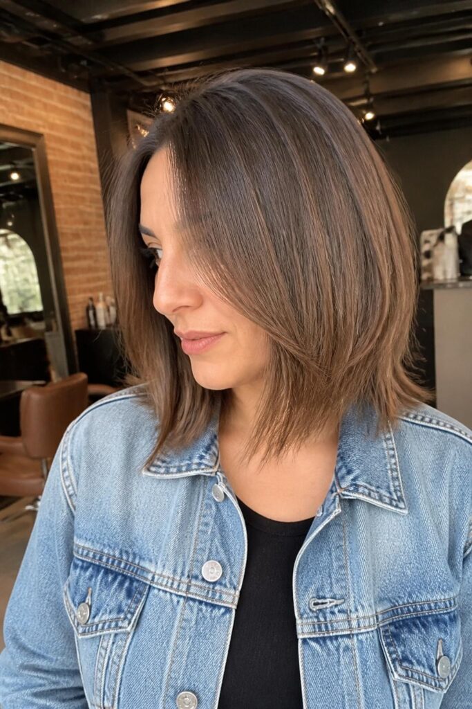 Mushroom brown with root smudge