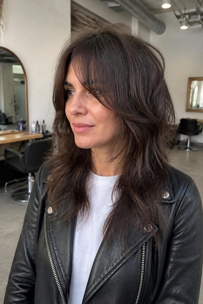 Shaggy butterfly cut