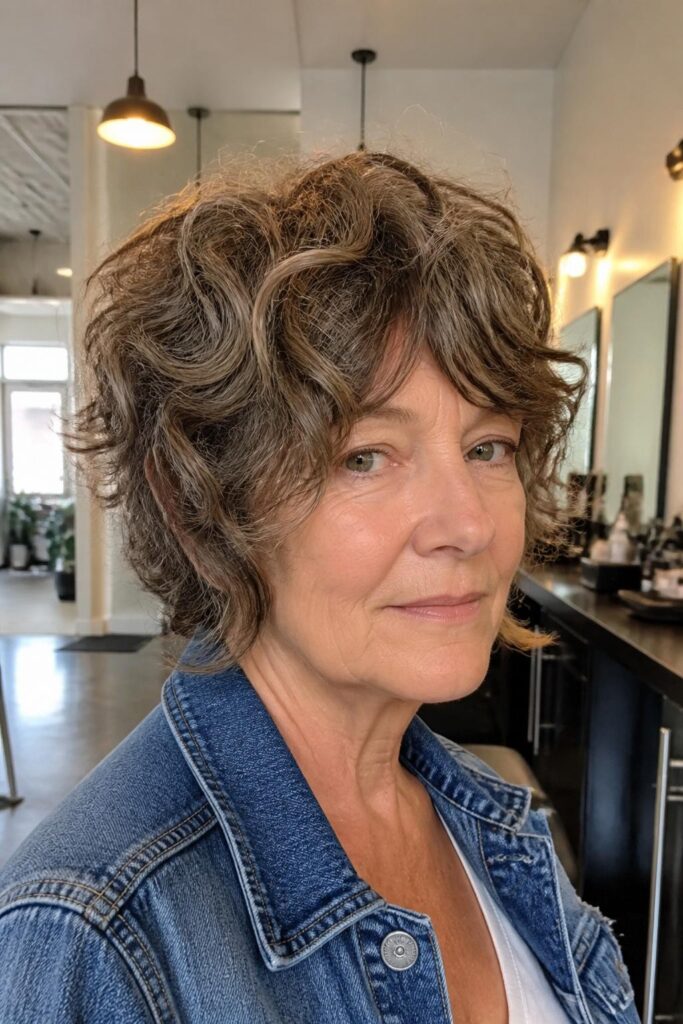 Short curly shag