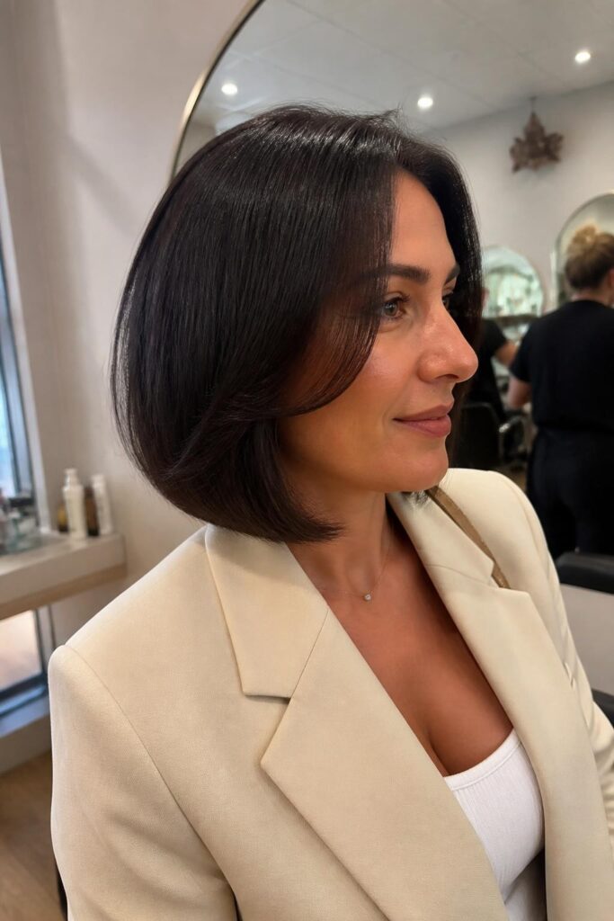 Sleek butterfly bob