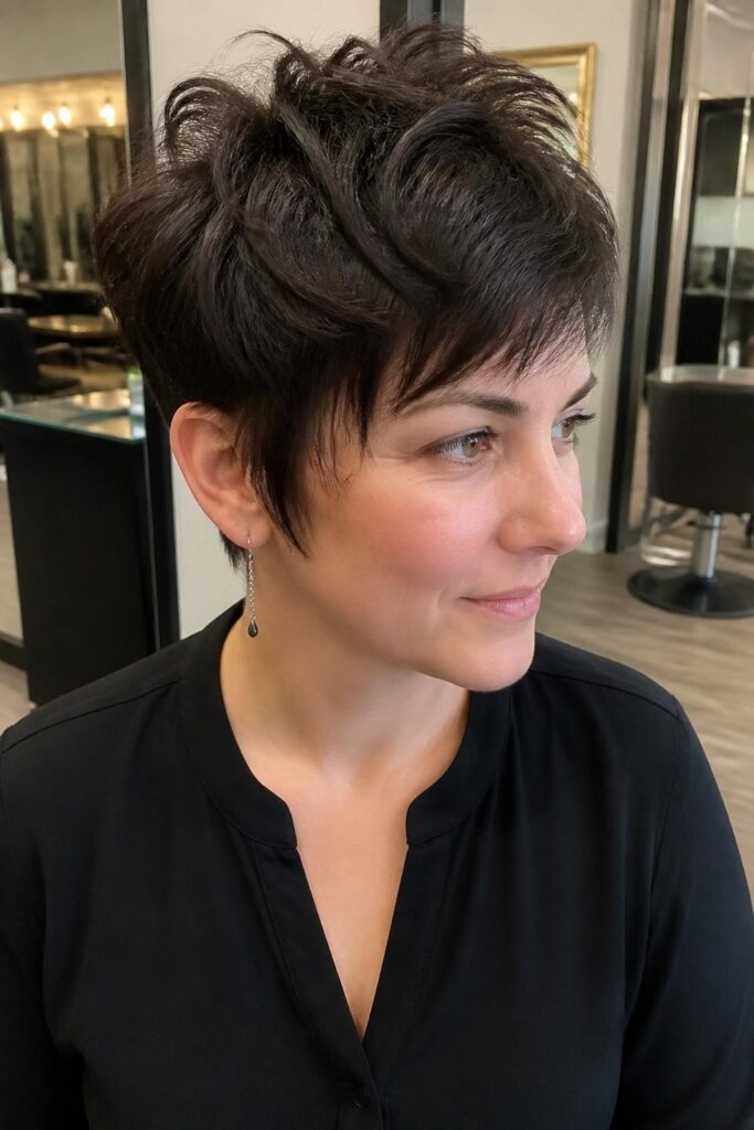Textured butterfly pixie